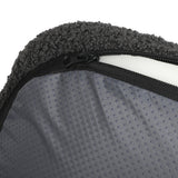 Pawz L Size Orthopedic Dog Bed with Sherpa Plush Removable Cover in Grey - Side View