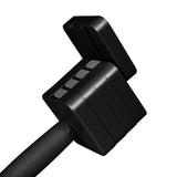Centra A Pair 2.8KG-10KG Dumbbells Black - Side View