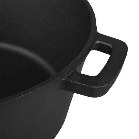 Toque 5.84L Double Dutch Oven 2 in 1 Cast Iron Pan-2011971112459702275