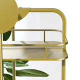 Yezi 360? Swivel Bathroom Wall Mirrors with Storage - Side View