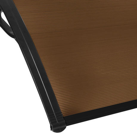 Mountview Window Door Awning Outdoor 1M X 1.2M Brown 1x1.2M-2006733103682424835