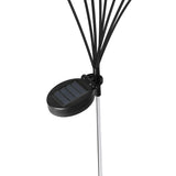 Firfly Solar Lawn Lights 8LED 4PC Outdoor Black - Side View
