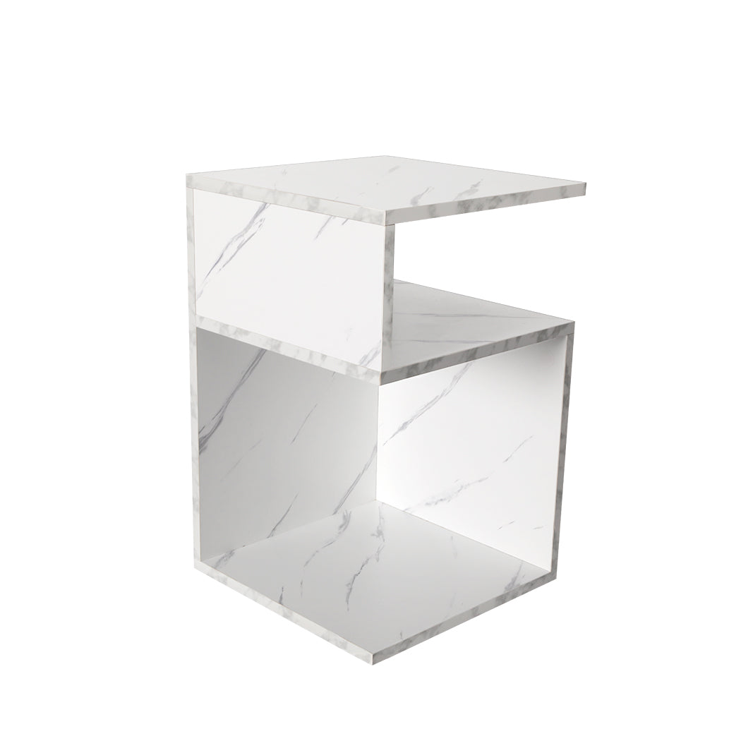 Levede 1xBedside Tables Drawers Side White-1954802869936984067