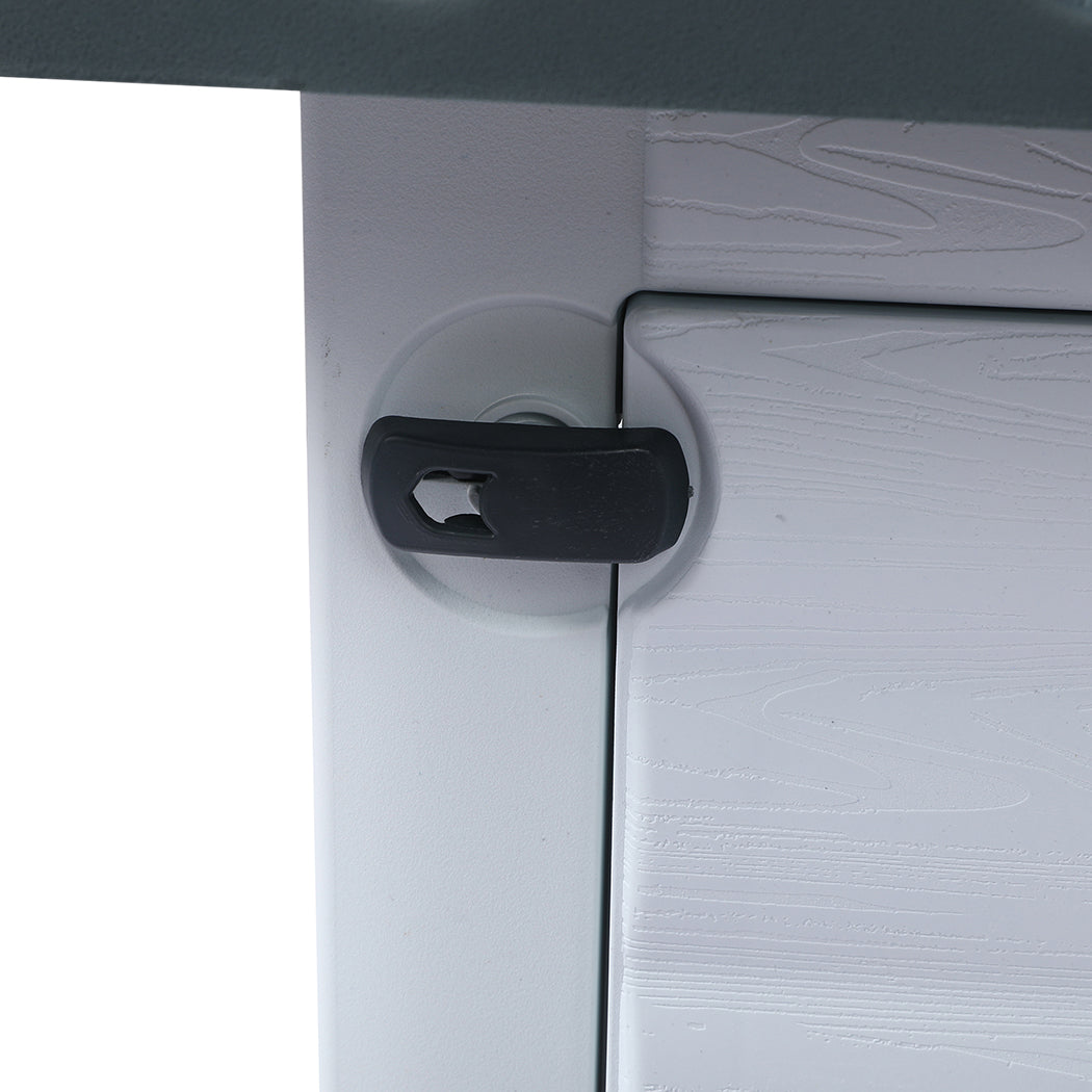 PaWz Dog Kennel Outdoor Indoor Plastic L Grey-2018816849965355011