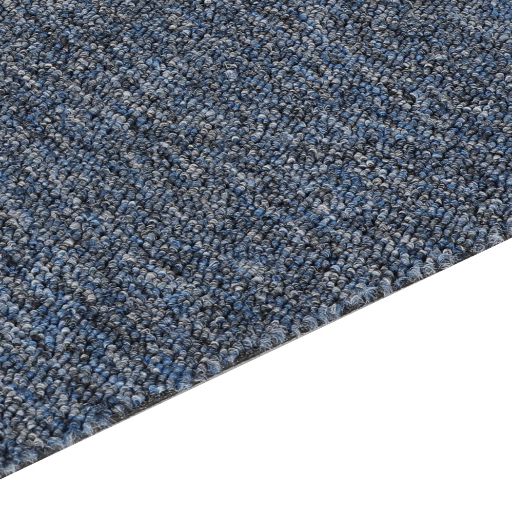 Marlow 20x Carpet Tiles 5m2 Box Heavy Blue-1954802710012366851