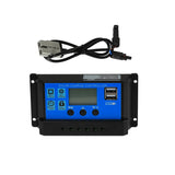 12V 300W Solar Panel Kit Mono Caravan - Side View