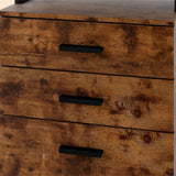 Levede Mobile File Cabinet 3 Drawers Home Office Desk - Side View