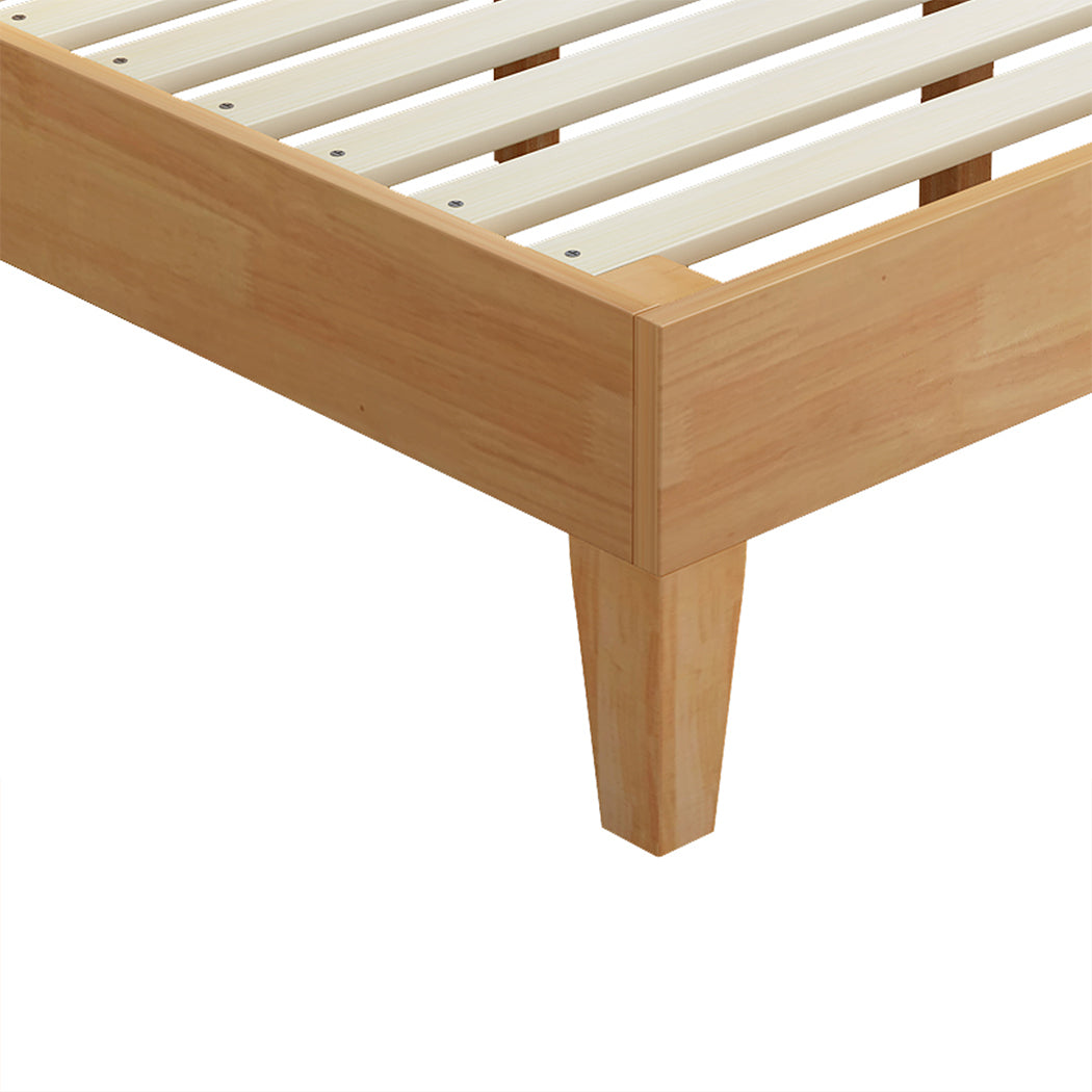 Levede Queen Rubberwood Bed Frame-2018816935571099651