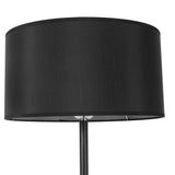 EMITTO Modern LED Floor Lamp Stand Reading Black - Side View