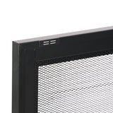 Levede Storage Cabinet Steel Kitchen Black-2006733266635329539