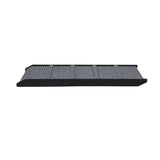 PaWz Adjustable Dog Ramp Height Stair Black - Side View