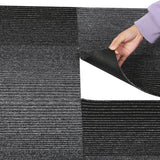 Marlow 20x Carpet Tiles 5m2 Box Heavy Black - Side View