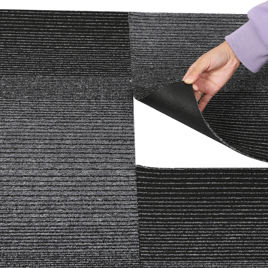 Marlow 20x Carpet Tiles 5m2 Box Heavy Black-2018816861713600515