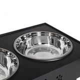PaWz Elevated Pet Feeder Food Water - Side View