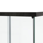 164cm Glass Display Cabinet 2 Doors-2006732805702291459