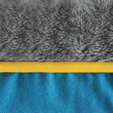 PaWz Electric Pet Heater Bed Heated M Blue Medium - Side View