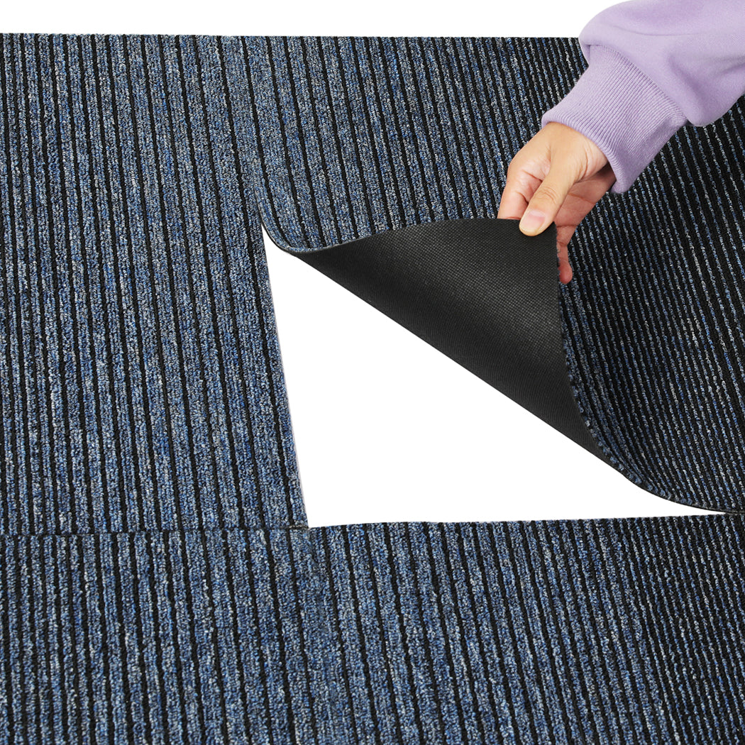 Marlow 20x Carpet Tiles 5m2 Box Heavy Blue-2018816862414049283