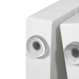 PaWz Wooden Pet Gate Dog Fence Safety White 6 Panels - Side View