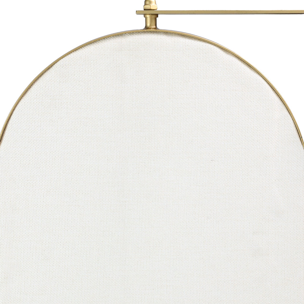 Yezi 360? Swivel Wall Mirrors 140cm x35cm Oval Shape Gold Frame-2006733285534863363