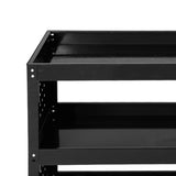 Traderight Tool Trolley Cart 3Tier Toolbox Black-2018816865903710211