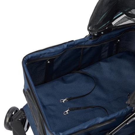 PaWz Large Pet Stroller Dog Cat Carrier Blue-1954802606404669443