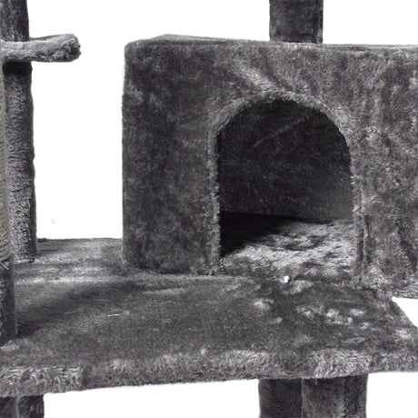 PaWz 130cm Cat Tree Toy Scratching Post Grey-1954802766522224643