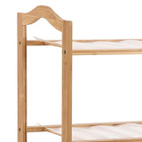 Levede Bamboo Shoe Rack Storage Wooden-2018816705874235395