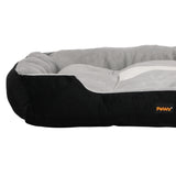 PaWz Pet Bed Dog Beds Bedding Mattress M Black Medium - Front View