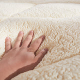 DreamZ Mattress Topper 100% Wool Underlay Queen - Side View
