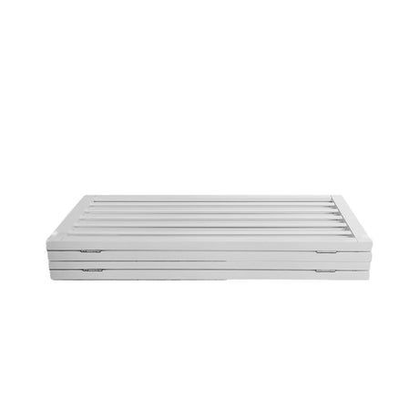 Wooden Pet Gate Dog Fence Retractable White 600x 3MM-2006732964024684547