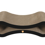 Pawz Cat Scratcher Board Bed Scratching Cardboard - Side View