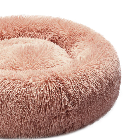 PaWz Pet Bed Cat Dog Donut Nest Calming XL Pink X-Large-2018816676019179523