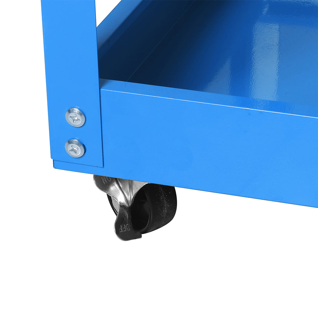 Traderight Tool Cart Trolley Toolbox Blue-2006733183038656515