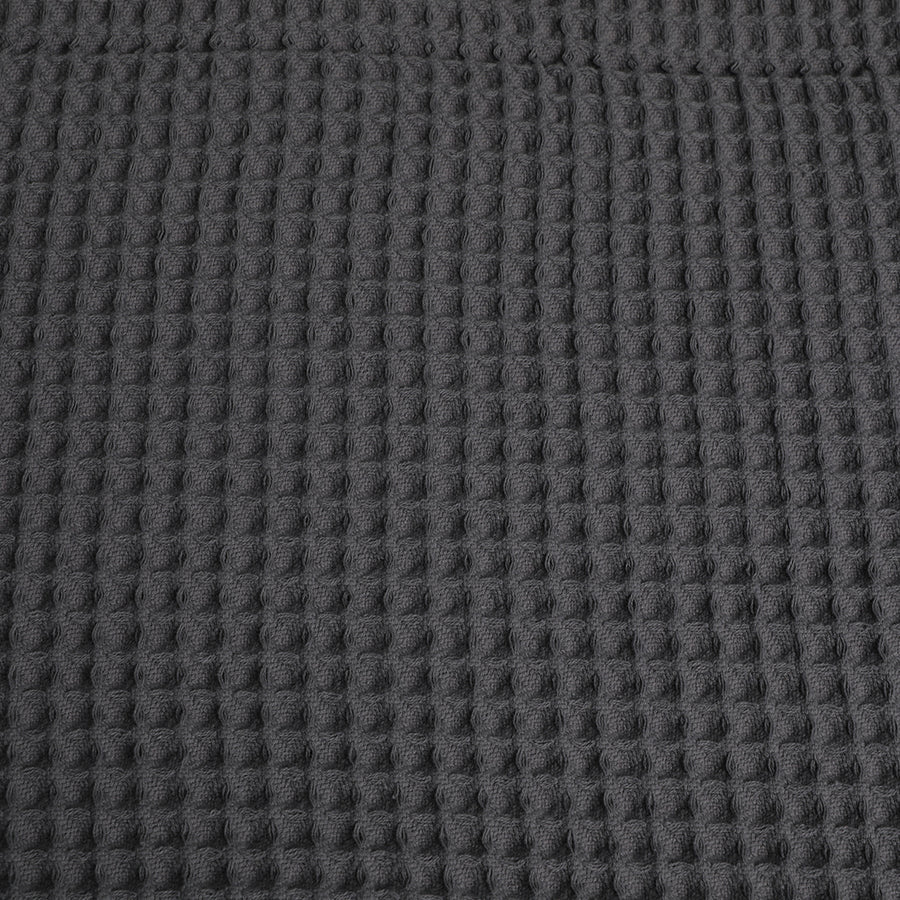 DreamZ Throw Blanket Cotton Waffle Blankets Grey Single-2018816707208024067