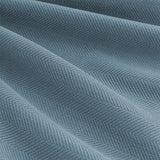 Marlow 2XBlockout Curtains Chenille 132x250 Blue - Side View