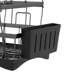 Toque Dish Drying Rack Plate Drainer Cup Holder - Side View