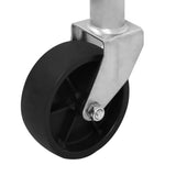 Jockey Wheel 6 Inch Swivel Swing Up - Side View