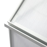 Lambu Greenhouse Aluminium Walk In Green - Side View