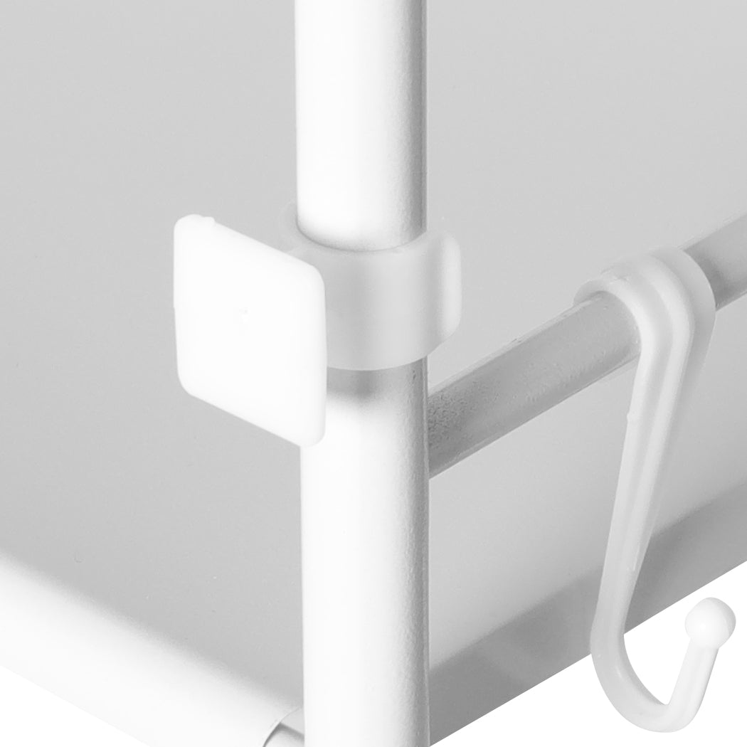 Dutxa 3 Tier Over Toilet Storage Shelf White-2006733188558360579