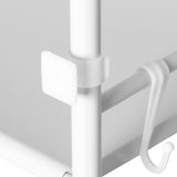 Dutxa 3 Tier Over Toilet Storage Shelf White-2006733188558360579