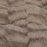 PaWz Dog Calming Bed Pet Cat Removable M Khaki Medium - Side View