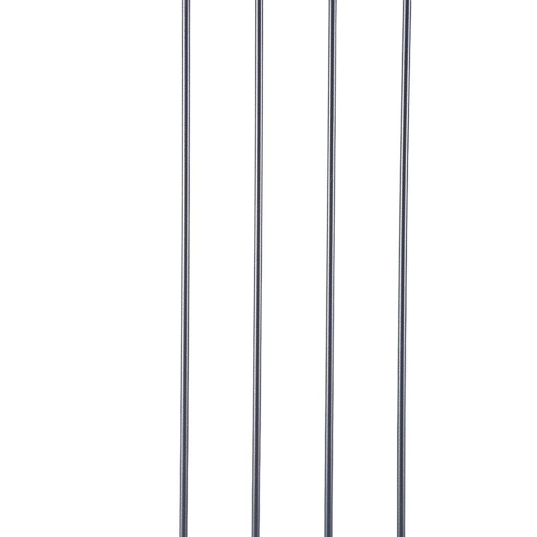 Levede Baby Safety Gate Adjustable Pet Black 30cm Extension-2018816616447479811
