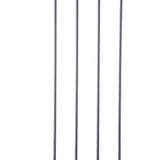 Levede Baby Safety Gate Adjustable Pet Black 30cm Extension - Side View