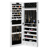 Levede Mirror Jewellery Cabinet Touch - Side View