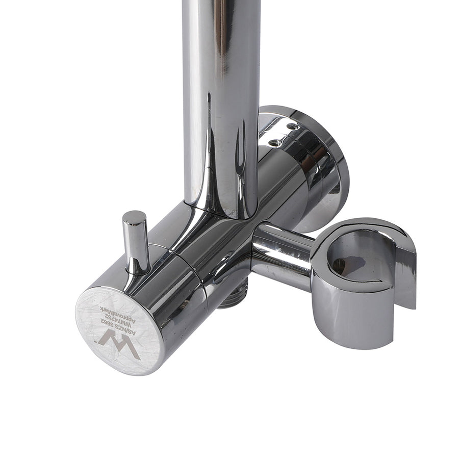 Shower Head High Pressure Set Rain Round Silver-2018816876871815171