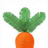 Pawz Cat Scratching Post Cute Carrot Scratching Post - Side View
