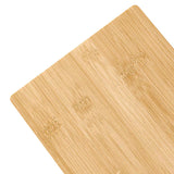 Toque 8 Pcs Natural Bamboo Placemat Coaster Storage Dish - Side View