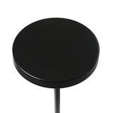 Side Table Round Tabletop Small Lightweight - Side View