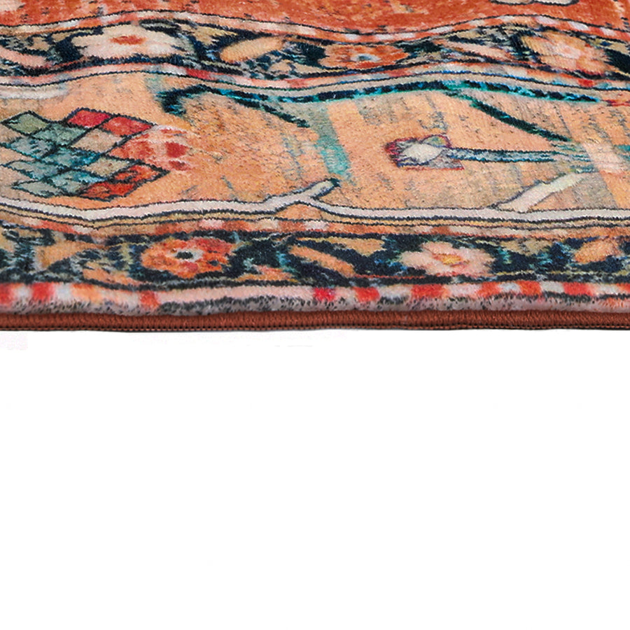 Marlow Floor Rug Vintage Polyester Washable Area Rugs-2011971111285297155