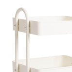 Levede 4 Tiers Kitchen Trolley Cart White-2006733175648292867